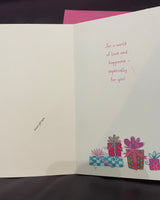 New Greeting Card BRIDE & GROOM WEDDING WISHES w/ Envelope American Greetings