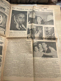 +* AS-IS Vintage Orlando Sentinel Sniper Slays JFK Kennedy Assassination Nov 23 1963 Newspaper