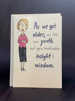 New HAPPY BIRTHDAY ANYONE ADULT Humor Greeting Card w/ Envelope American Greeting