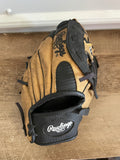 a* Rawlings Youth 10" Inch Baseball Glove Right Handed Thrower Model PL609C