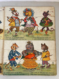 ** Antique Vintage FUNNY JUNGLELAND Moving Pictures Children’s Book W.K. Kellogg 1909 Softcover