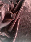 ** Womens Sz Small EK DESIGN Chocolate Brown Maxi Velvet Feel Skirt Slit Long