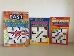 <€€ NEW Set/3 CROSSWORD Puzzle Books by Kappa
