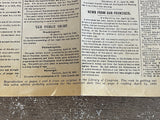 + Vintage REPLICA The New York HERALD LINCOLN ASSASSINATION Library of Congress