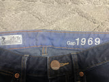 +* Women’s Junior’s Sz 6 28” Waist GAP 1969 Always  Skinny Blue Jeans Cutoff Shorts Distressed