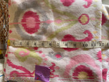 + New RICHLOOM Fabrics Cotton Sewing Fabric Pink, Gray & Yellow Design 2+ Yards x 45”