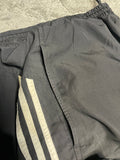 +* Mens Large Adidas Clima365 Track Pants Black 3-stripe Mesh Lined Joggers Warm-Up Activewear