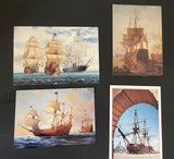 +* Vintage UNUSED Post Cards (4) Mary Rose &  HMS Victory Ships