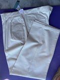 +* New Mens Tan Khaki Chino Pants By Van Heusen 42x32 Cotton Stainshield Wrinklefree NWT