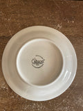 + Vintage Set/11 Gibson Housewares 6.5” Bread Plates with Dual Green Rings