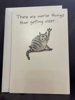 New HAPPY BIRTHDAY ANYONE Humor Cats Greeting Card w/ Envelope American Greeting