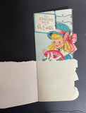 +* Vintage 1950s (4) Used Children's Easter Greeting Cards Crafts Scrapbooking