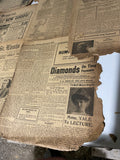 € AS-IS Antique 1903 Newspaper St Louis Globe Democrat Ephemera Delicate Lot#1