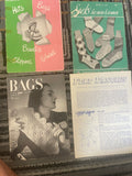 +* Vintage Lot Crochet Craft Books Hats Bags Beanies Gloves Socks Collars Blanket Shawl Stole Caps