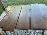 Vintage Solid Wood Dining TABLE with 3 Leafs (project piece)