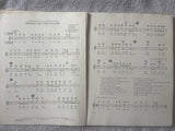 +* Vintage C&G Chord Organs Words Chords Music 103 Great Songs of Our Time Big 3 Music Sheet Music 1975