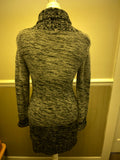 <€€ Womens/Juniors Small Black & Gray Knitted Cardigan Sweater by Mossimo Button Closure