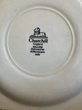 € Vintage Churchill Willow Blue 10” Dinner Plate  England Oriental Design