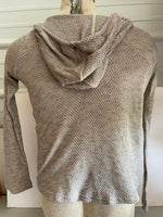 Womens/Juniors Small MUDD Gray Knit Sweater Hoodie Long Sleeve