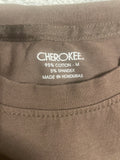 +* Girls Medium Short Sleeve Brown Top by Cherokee Cotton