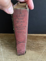 Vintage A Campfire Girl in Summer Camp by Jane L. Stewart 1914?