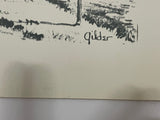 +* Vintage Printed Sketch Grandpa Watts Mill known as Mark of the Potter, Batesville, Georgia