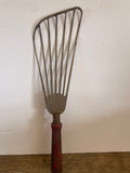+* Vintage Curved Batter Beater with Red Wood Handle