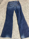 +* Womens/Juniors 7 For All Mankind Blue Denim Jeans 29” Waist Distressed