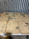 € AS-IS Antique 1903 Newspaper St Louis Globe Democrat Ephemera Delicate Lot#1