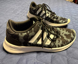 +* Women’s Adidas Cloudfoam Sneakers Tennis Shoes Black & White Lace Up Sz 6 USA 4.5 UK