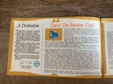 +^ Vintage Travel the Freedom Trail Historical BOSTON Massachusetts Brochure Photos Ephemera 1960s