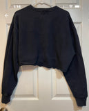 Medium Black Calvin Klein Jeans Cropped Sweatshirt