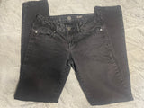+* Womens/Juniors SO Skinny Black Denim Jeans Size 7  30” Waist Stretchy