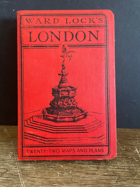 Vintage Ward Lock’s LONDON Twenty-Two Maps & Plans Softcover Maps included 1950s Ephemera