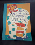 New Greeting Card HAPPY 12th BIRTHDAY w/ Envelope American Greetings