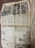 +* AS-IS Vintage Bristol (VA-TN) Herald Courier JFK Kennedy Assassination Nov 23 1963 Newspaper
