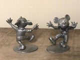 <€€* Hudson Pewter Walt Disney Dancing Mickey Mouse 1.5" Figurine #654 Miniatures