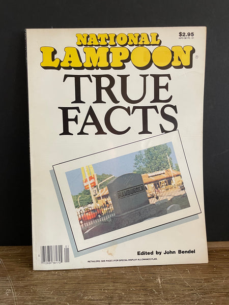 Vintage National Lampoon True Facts Magazine John Bendel 1981 B000LC1Q32 Softcover