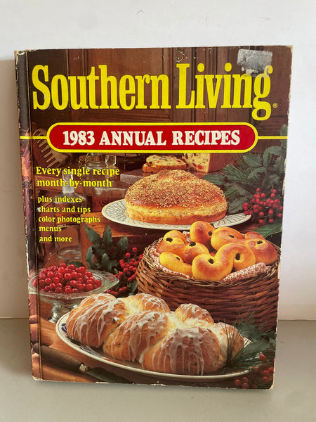 <€€ Vintage 1983 SOUTHERN LIVING Recipes Book Hardcover