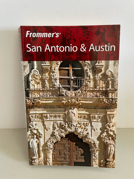 <€€ Frommer’s SAN ANTONIO & AUSTIN Texas Visitor’s Guide Softcover Book 2009