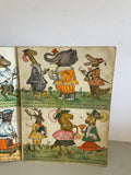 ** Antique Vintage FUNNY JUNGLELAND Moving Pictures Children’s Book W.K. Kellogg 1909 Softcover