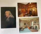 +* Vintage UNUSED Post Cards (3) Sir Walter Scott’s Study, John Wesley, Lincoln College Oxford