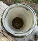 €a** Vintage Pottery Brown Glaze 5.5” Bud Flower Vase