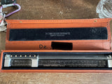 <€€ Vintage Gerber Scientific Instrument Co. Variable Scale TP007100B USA Case