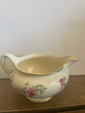 Vintage Bone China Creamer & Sugar Bowl (no lid) PRISCILLA Pattern Household Institute