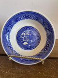 Single 5.5” Fruit Dessert Bowl BLUE & White WILLOW Unbranded  Oriental Design