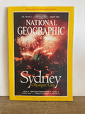 Vintage NATIONAL GEOGRAPHIC August 2000 Sydney Olympic City with Tear Out Map