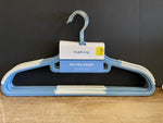 a** New Set/7 Blue Nonslip Hangers Rotating Hook Wet/Dry Use Lightweight
