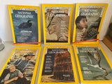 Vintage NATIONAL GEOGRAPHIC Magazines Lot of 9 1970