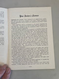 * Vintage KANSAS Driving Manual Handbook Softcover Book 1975
